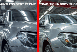 Paintless dent repair vs traditional body shop comparison